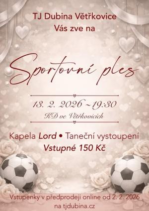 Pozvánka - sportovní ples