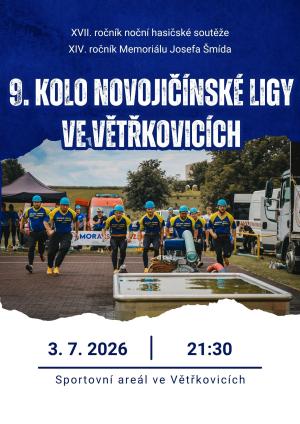 Plakát-Noční hasičská soutěž