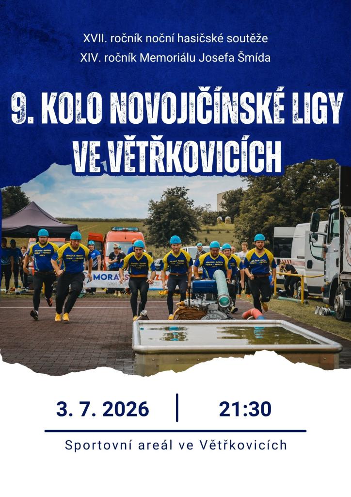 Plakát-Noční hasičská soutěž